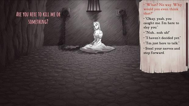 La princesa te espera encadenada en el sótano. ¿A quién vas a escuchar?