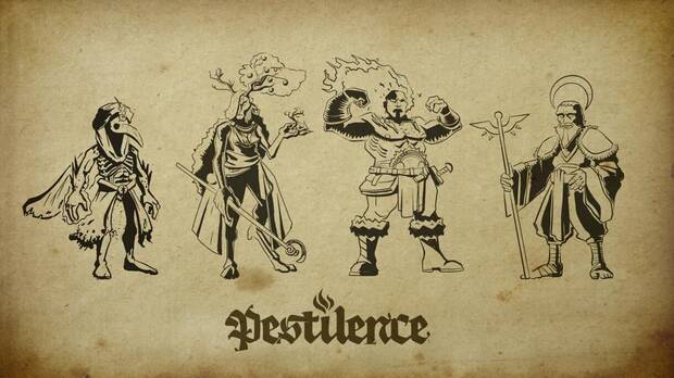 Arte conceptual de los dioses de la ciudad realizados por Green Trouble Games.