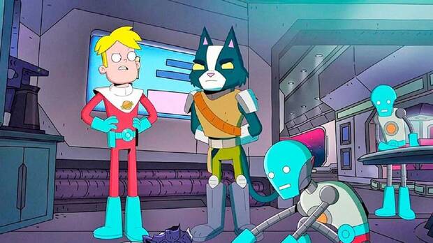 Fotograma de Final Space con Gary y Avocato