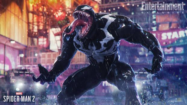 Ilustracin de Venom en Marvel's Spider-Man 2.