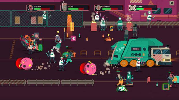 Captura de PixelJunk Scrappers Deluxe