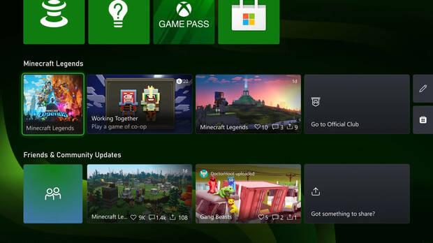 La nueva pantalla de inicio llega hoy a Xbox One y Xbox Series Imagen 3