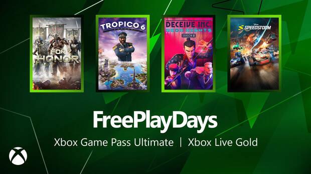 Free Play Days Xbox Live Gold.