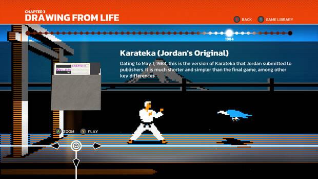 The Making of Karateka documental interactivo sobre Karateka en consolas y PC