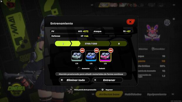 Zenless Zone Zero - Mejorar el nivel de los personajes