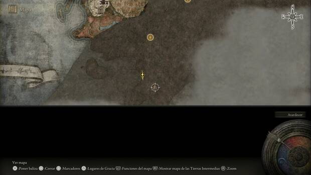 Elden Ring: Shadow of the Erdtree - Costa Cerúlea: ubicación del mapa
