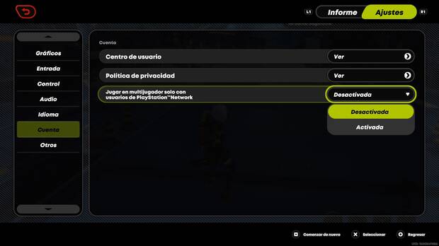 Zenless Zone Zero - Cambiar el ajuste de crossplay