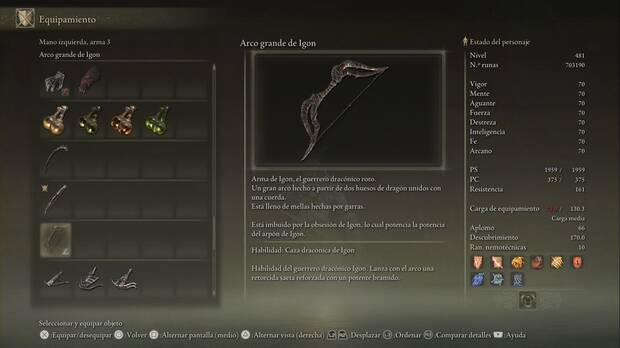 Elden Ring: Shadow of the Erdtree - Arco grande de Igon