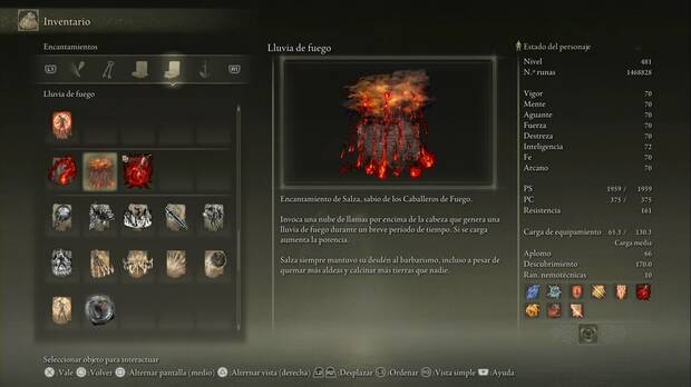 Elden Ring: Shadow of the Erdtree - Lluvia de fuego