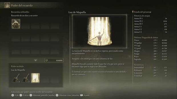 Elden Ring: Shadow of the Erdtree - Luz de Miquella