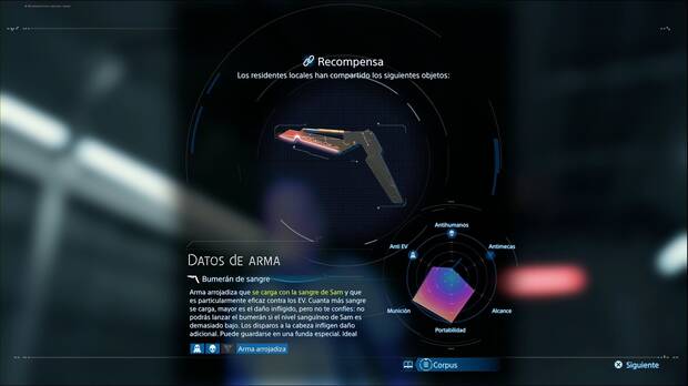 Death Stranding 2 - Armas, Bumerán de sangre