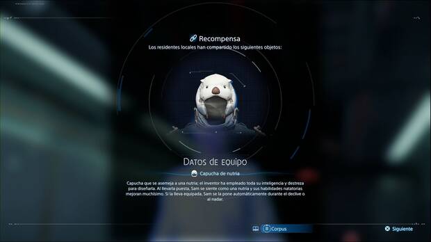 Death Stranding 2 - Equipamiento y herramientas, Capucha de nutria