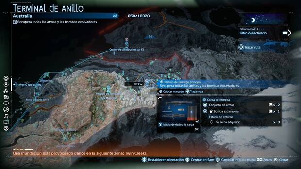 Death Stranding 2 - Episodio 6: Crisálida, ubicación de la base enemiga