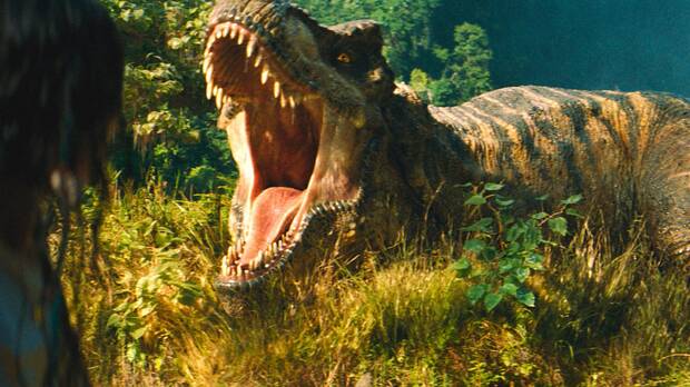 T.rex en Jurassic World Rebirth