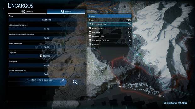 Death Stranding 2 - Tipos de encargos estándar