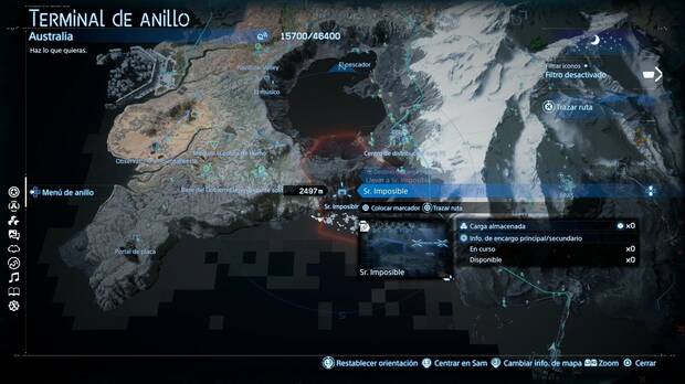 Death Stranding 2 - Instalaciones, ubicación de Sr. Imposible