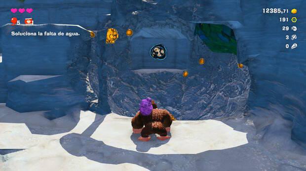 Donkey Kong Bananza - Ubicación del fósil amonites 30 en Estrato de la laguna