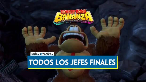 Guía de Donkey Kong Bananza - Todos los jefes finales y cómo derrotarlos