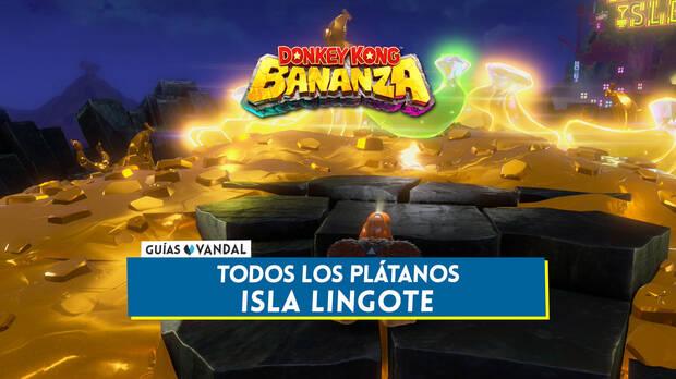 Donkey Kong Bananza - Todos los plátanos de Colapso de Isla Lingote y cómo conseguirlos
