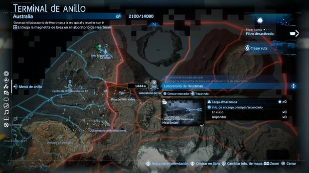 Death Stranding 2 - Instalaciones, ubicación del Laboratorio de Heartman