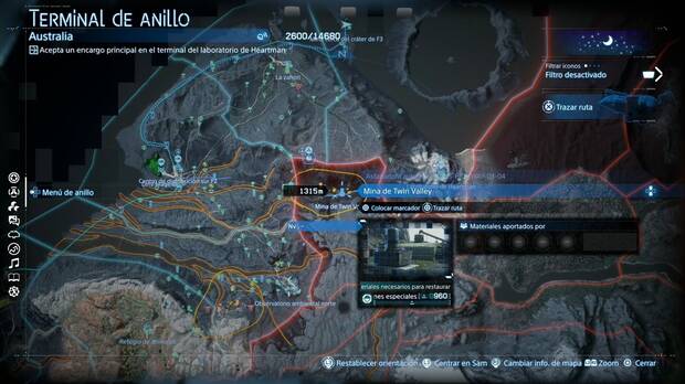 Death Stranding 2 - Episodio 7: Cápsula, ubicación de la mina de Twin Valley