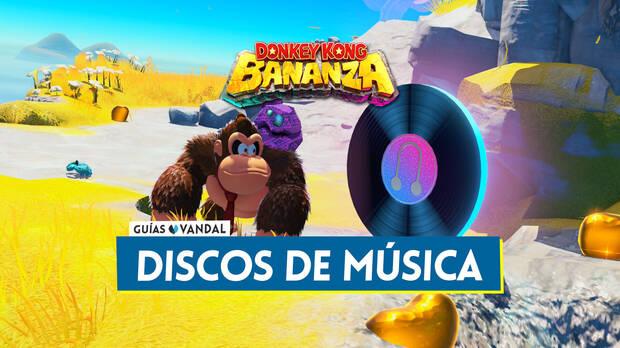 Guía de Donkey Kong Bananza - Todos los discos de música y cómo conseguirlos