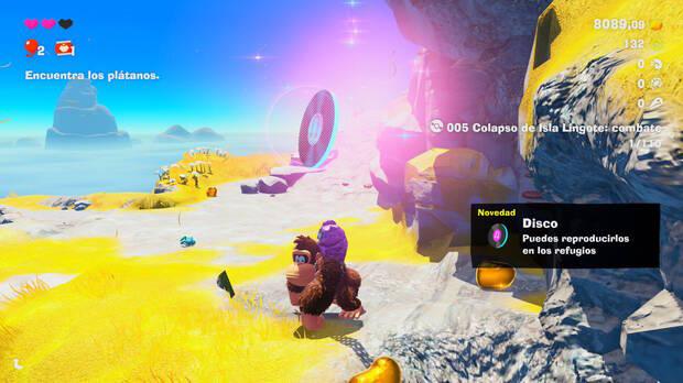 Donkey Kong Bananza - Método para conseguir discos de música coleccionables