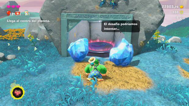 Donkey Kong Bananza - Ubicación del plátano 06 en Estrato de las colinas