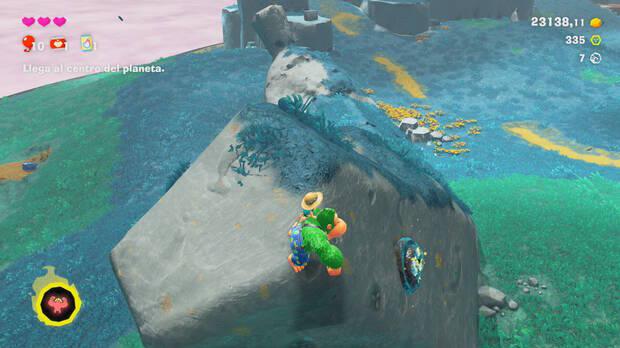 Donkey Kong Bananza - Ubicación del fósil amonites variante 11 en Estrato de las colinas