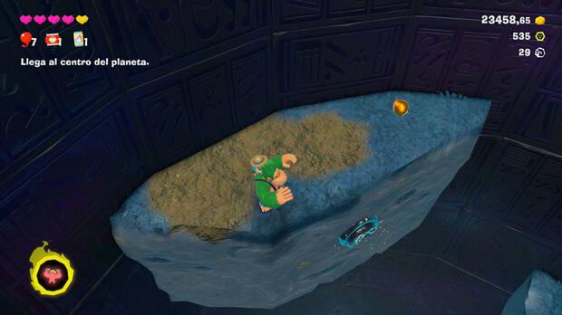 Donkey Kong Bananza - Ubicación del fósil amonites variante 30 en Estrato de las colinas