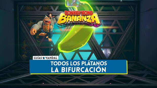 Donkey Kong Bananza - Todos los plátanos de La bifurcación y cómo conseguirlos