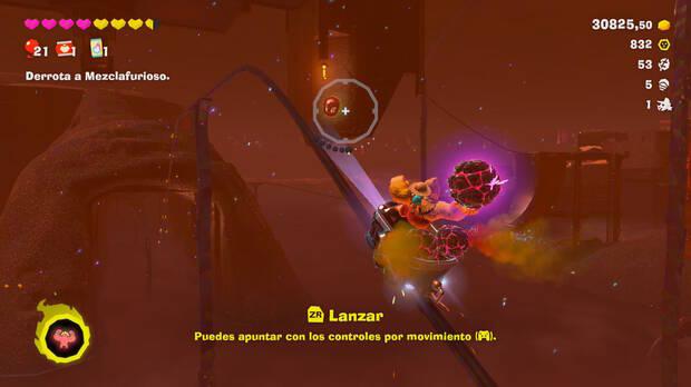 Donkey Kong Bananza - Ubicación del fósil Trilobites 09 en Estrato del cañón