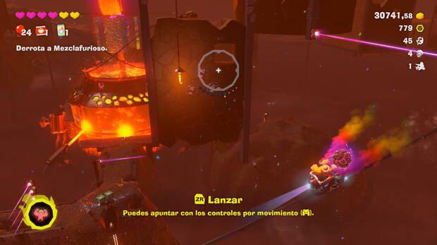 Donkey Kong Bananza - Ubicación del fósil Hoja 53, 54 y 55 en Estrato del cañón