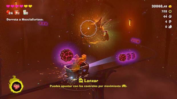 Donkey Kong Bananza - Ubicación del fósil triceratops en Estrato del cañón