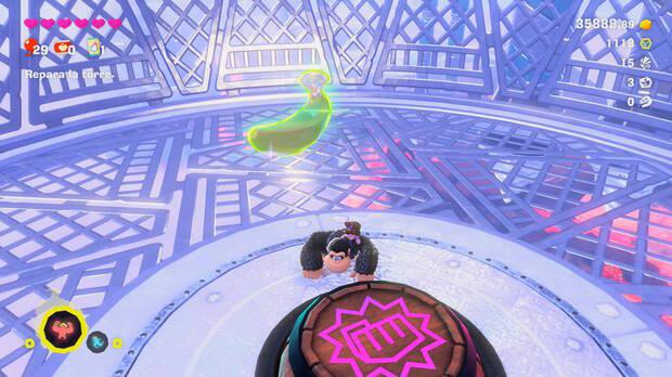 Donkey Kong Bananza - Ubicación del plátano 59 en Estrato del glaciar