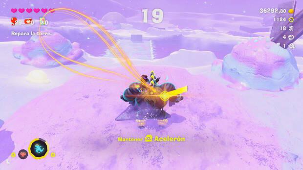Donkey Kong Bananza - Ubicación del plátano 31 en Estrato del glaciar