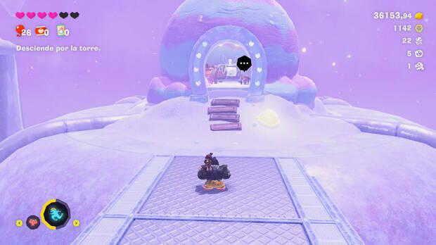 Donkey Kong Bananza - Ubicación del plátano 38 en Estrato del glaciar
