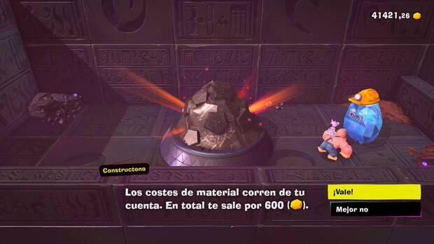 Donkey Kong Bananza - Ubicación del plátano 11 en El nexo