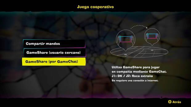Donkey Kong Bananza - Jugar en cooperativo 2 jugadores por medio de la función online GameChat
