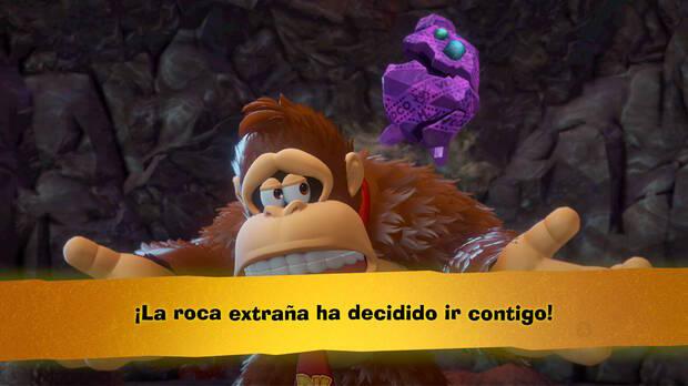 Donkey Kong Bananza - Reunirse con la roca extraña para desbloquear el modo de 2 jugadores