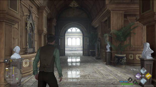 Los exteriores del juego ahora representan el castillo de Hogwarts sin tantas limitaciones como en la versi�n de Switch.