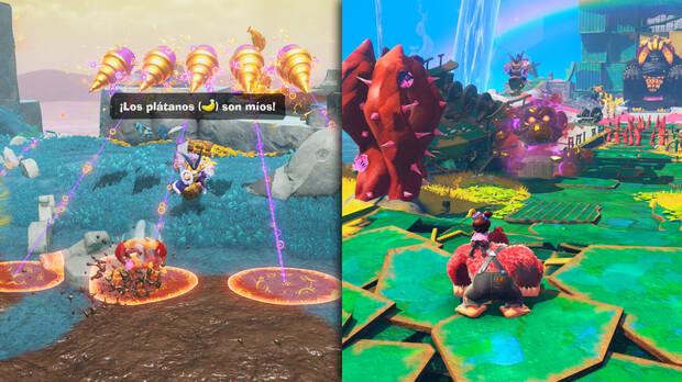 Donkey Kong Bananza - Estrategia para derrotar al jefe Void Kong en su primera fase
