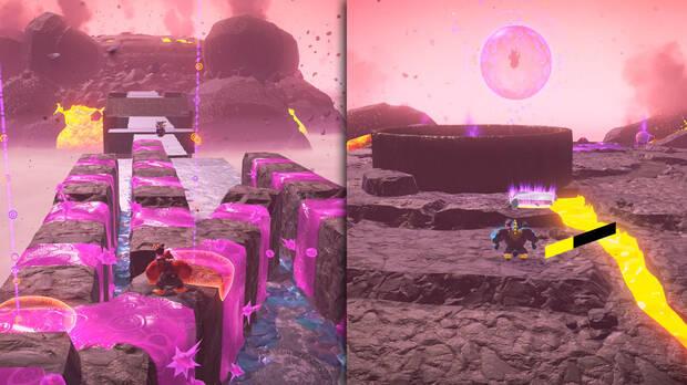 Donkey Kong Bananza - Estrategia para derrotar al jefe Void Kong en su fase final
