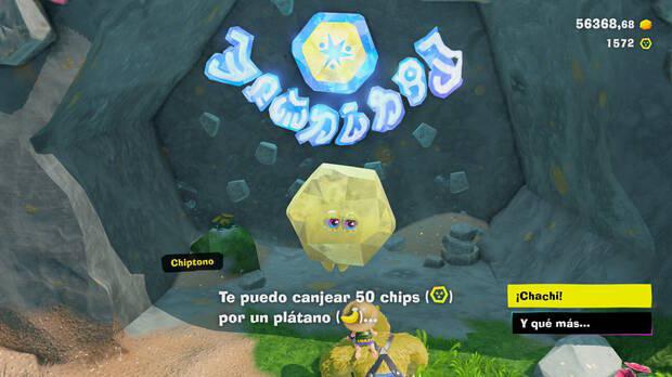Donkey Kong Bananza - Ubicación del plátano 42 en Estrato del resort