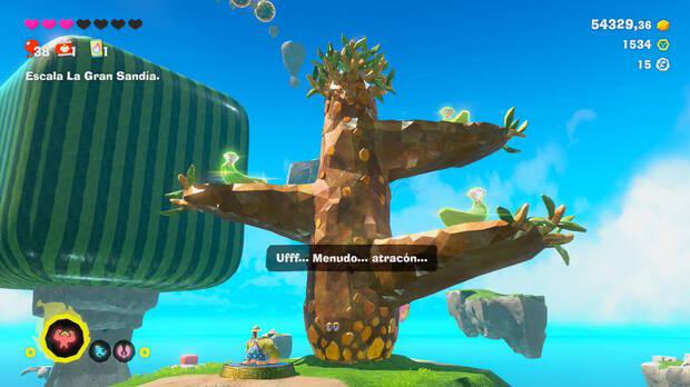 Donkey Kong Bananza - Ubicación del plátano 13 en Estrato del resort