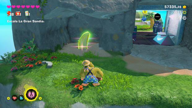 Donkey Kong Bananza - Ubicación del plátano 36 en Estrato del resort