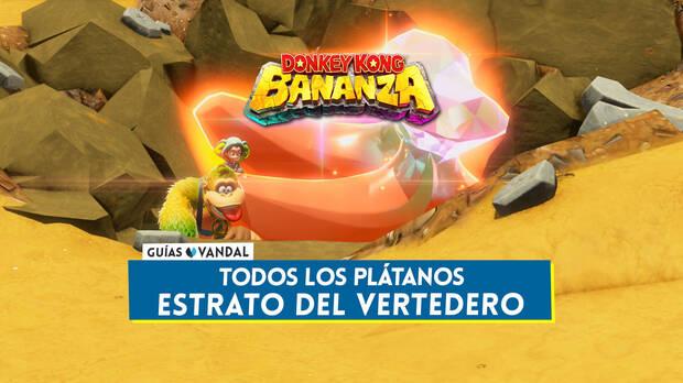 Donkey Kong Bananza - Todos los plátanos de Estrato del vertedero y cómo conseguirlos