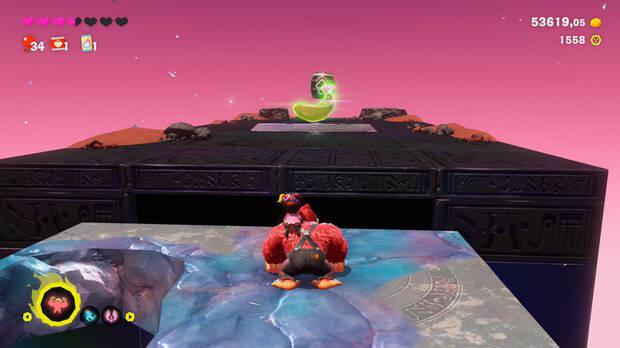Donkey Kong Bananza - Ubicación del plátano 14 en El nexo