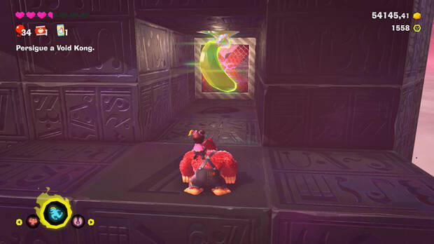 Donkey Kong Bananza - Ubicación del plátano 07 en El nexo