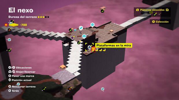 Donkey Kong Bananza - Localización en el mapa del plátano 12 en El nexo